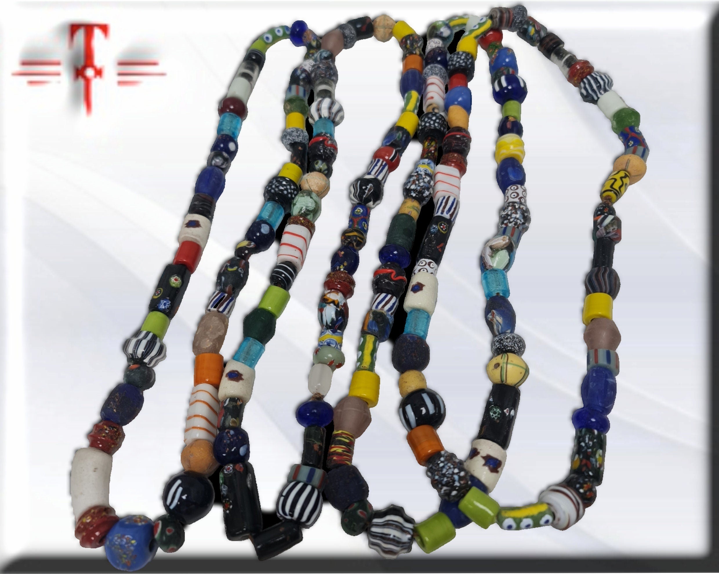 collar de cuentas africanas , cultura tradicional , arte africano , Cultura religiosa - Imagen 2