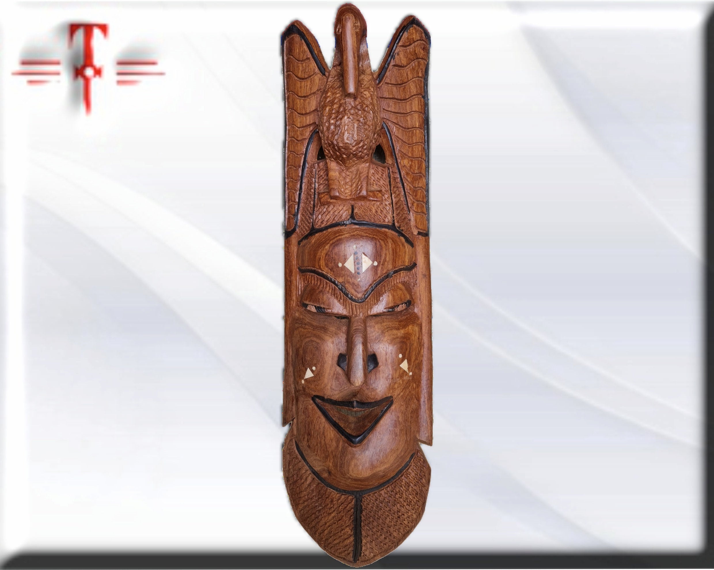 Máscara Africana Mali , artesanía africana - Imagen 3