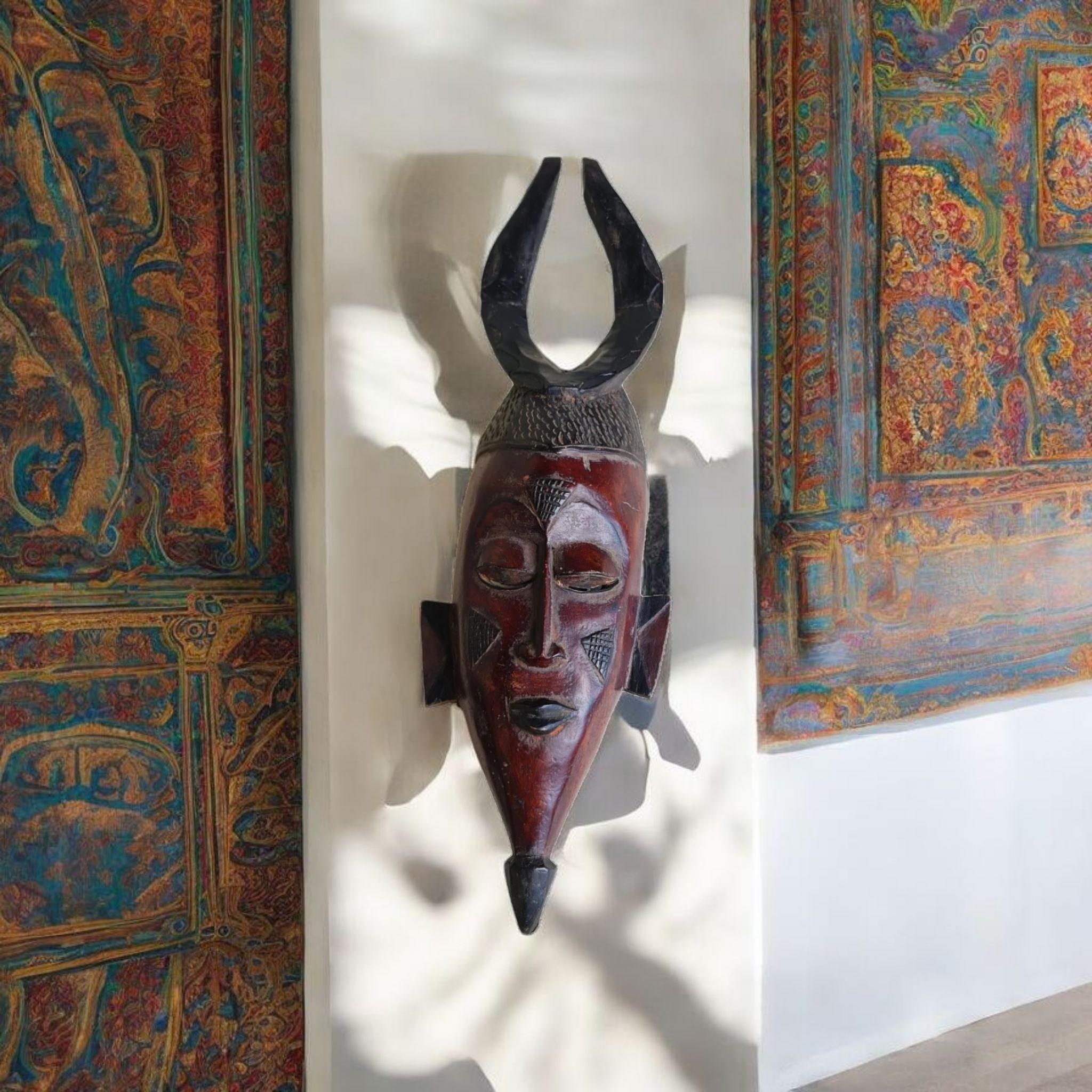 Máscara Igala Nigeria , arte Africano , galería de arte , antiguo