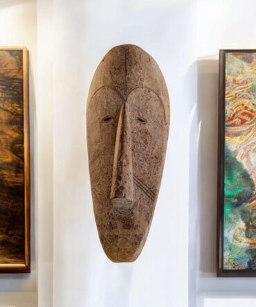 Máscara Ngbaka Congo , arte africano , Galería de arte , antigüedad