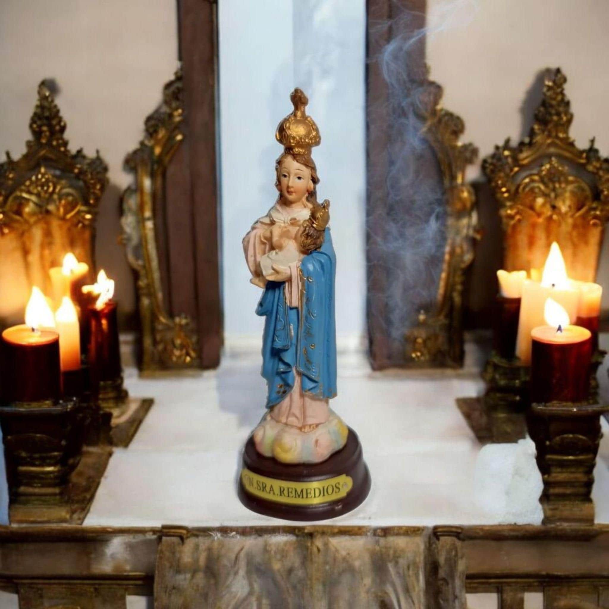 Nuestra Sra Remedios , virgenes y santos catolicos