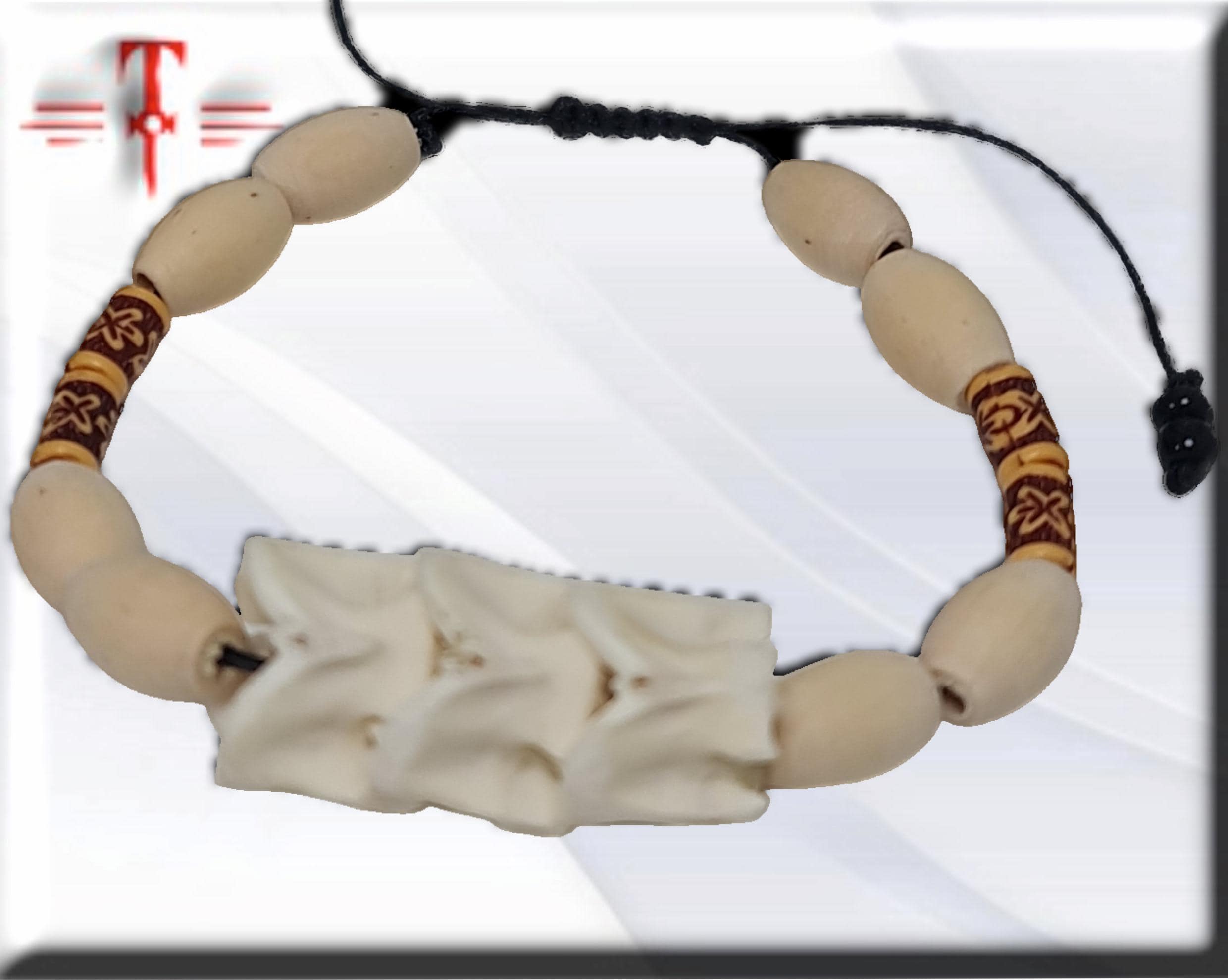 Brazalete Africano hueso serpiente , proteccion , suerte , secretos vodoun Fon - Imagen 4
