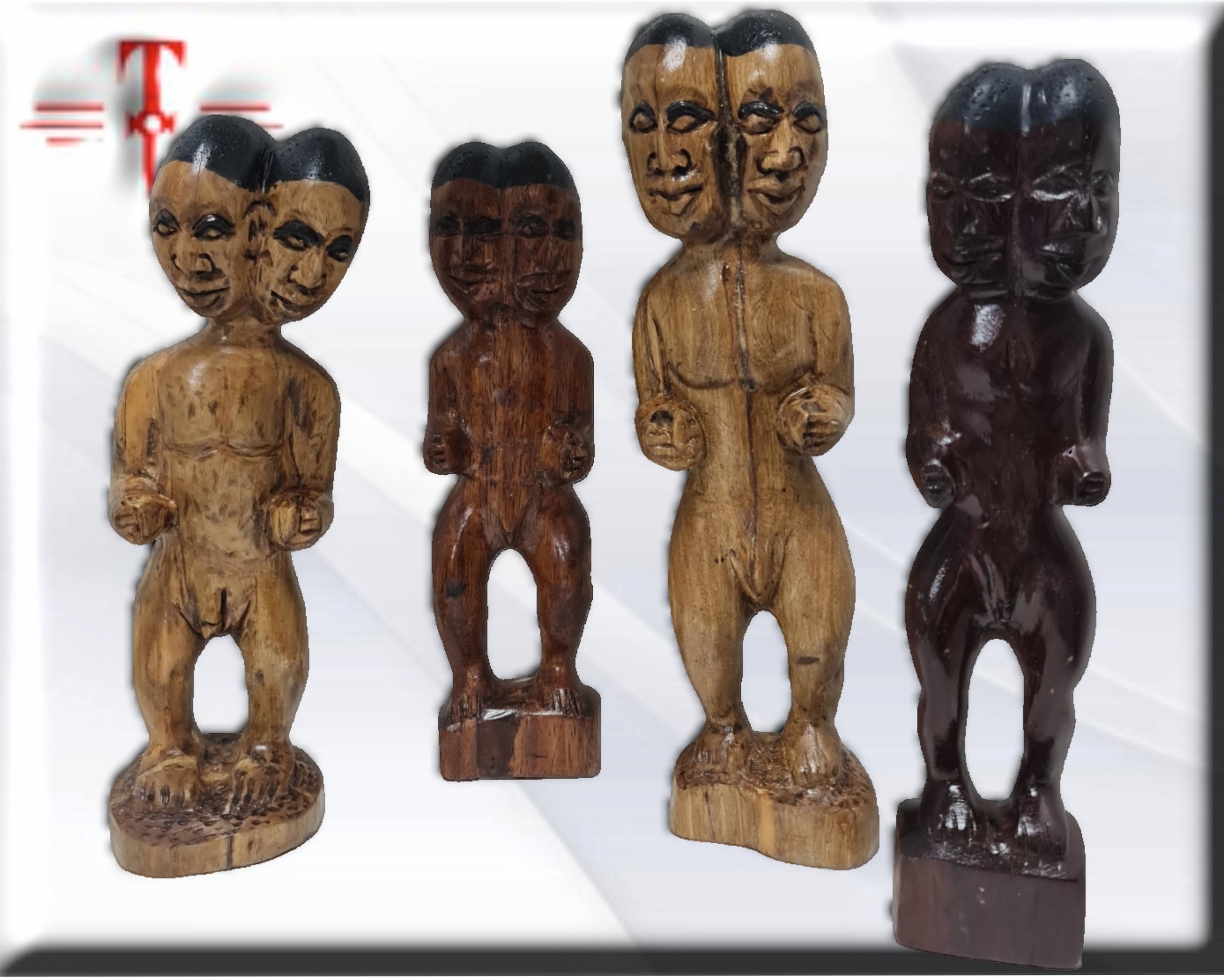 Muñeco aboran madera achikuelu - santería , yoruba, lucumí - Imagen 3