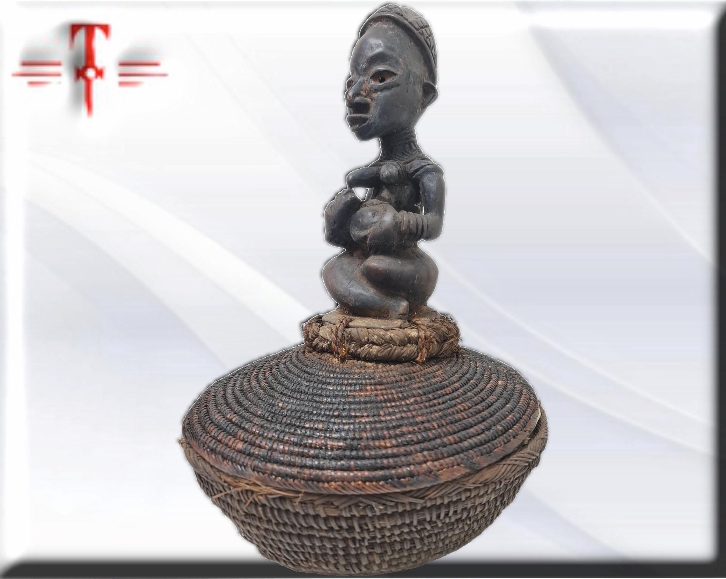 Fetiche Bakongo del Congo - Escultura Tribal de Galería (37 cm) - Imagen 3
