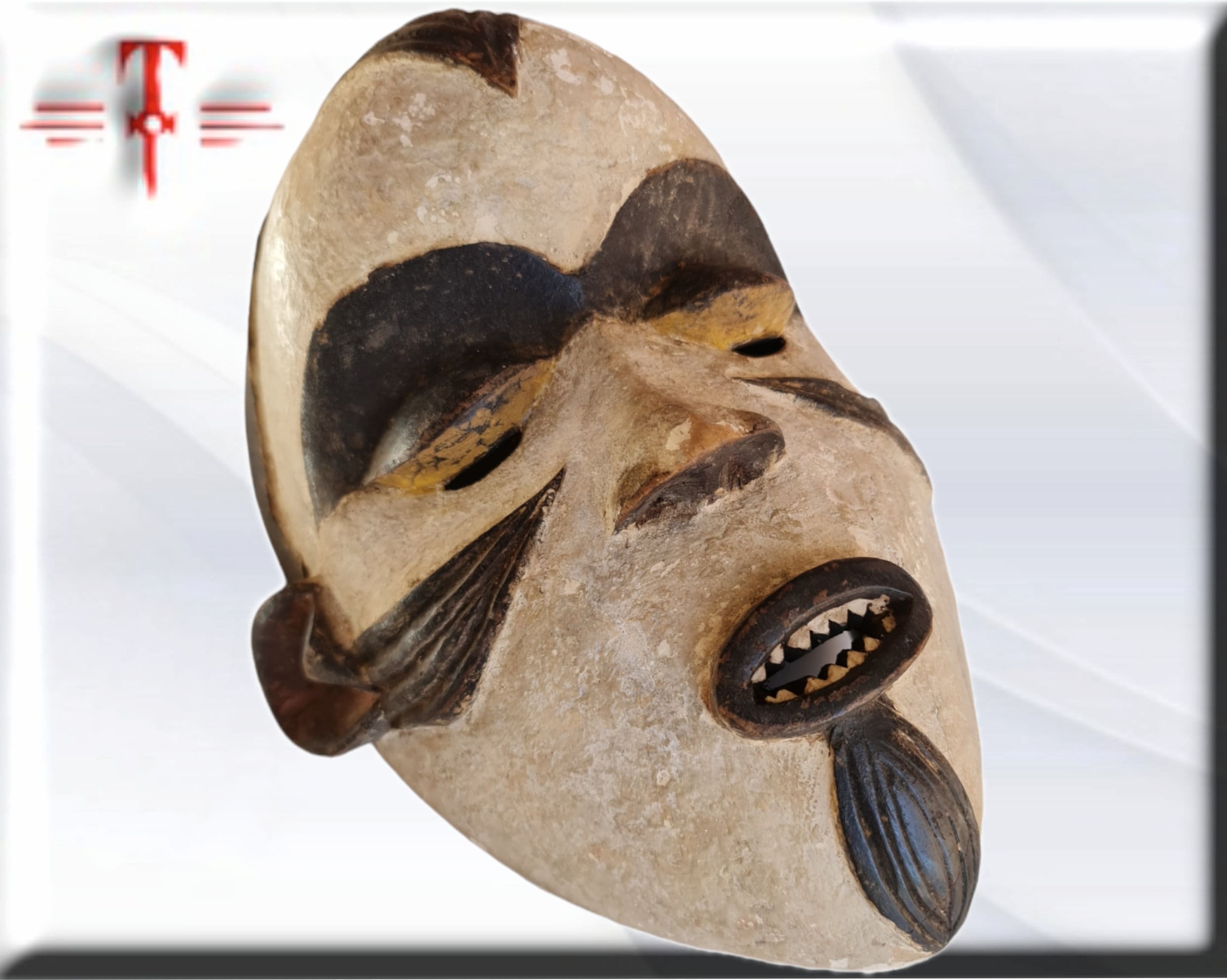 Máscara Antigua Igbo (Nigeria) – Arte Africano Tribal de Galería - Imagen 3