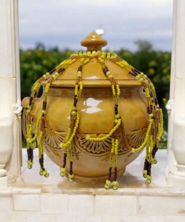 Malla para sopera de la orisha Oshun , santería Palo Mayombe , Oxum Umbanda , Panteon yoruba