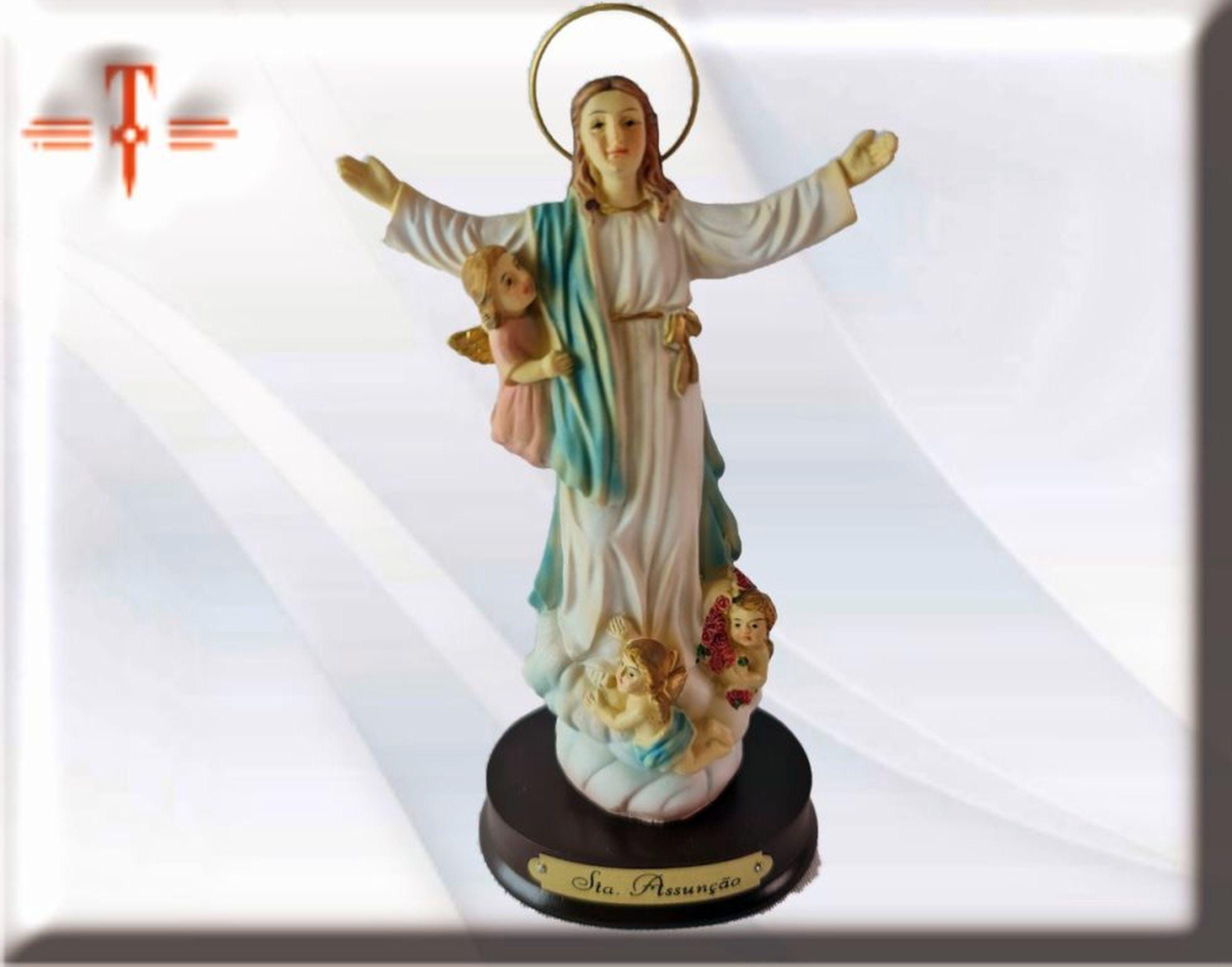 Figura de la Virgen de la Asunción en Resina Fina (Varios Tamaños) , productos Religiosos - Image 3