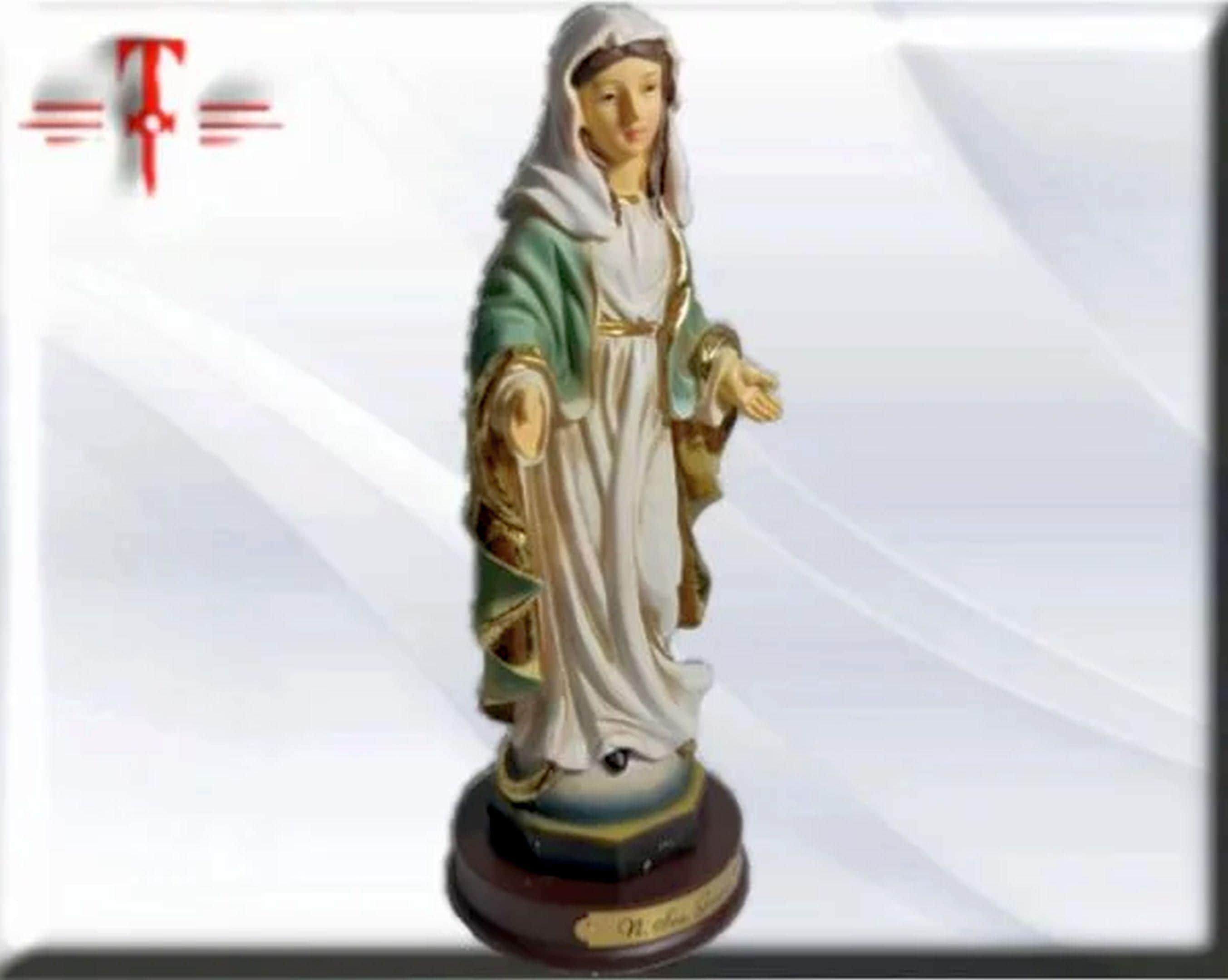 Figura de Nuestra Señora de Gracia en Resina Fina (Varios Tamaños) , productos Religiosos - Image 4