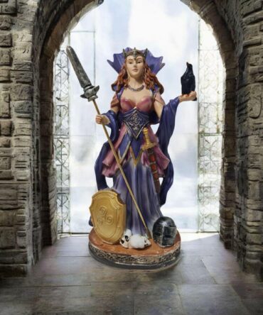 Estatua Diosa Morrigan , dioses mitologicos , articulos esotéricos y religiosos , pintado a mano