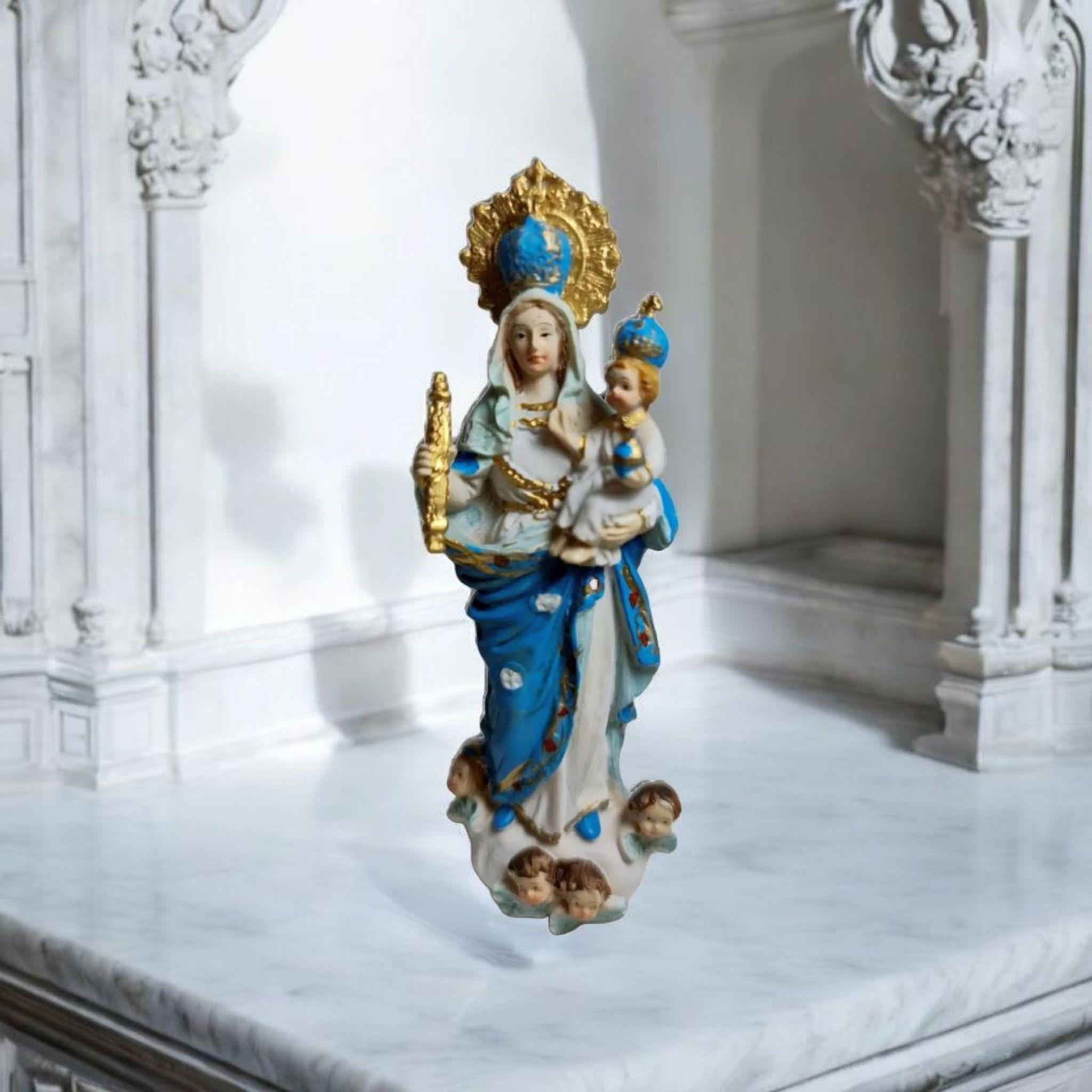 La virgen Blanca . Catholic Saints and Virgins, Religious products,