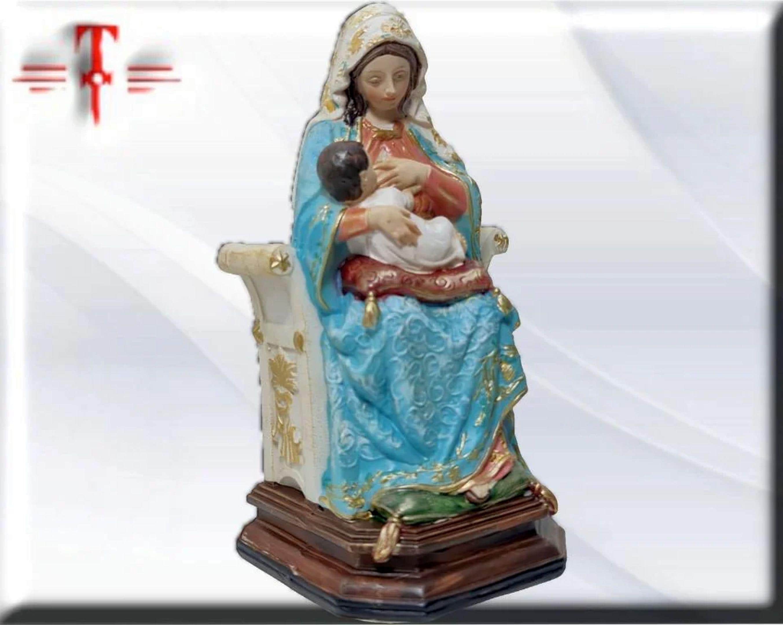 Figura de la Virgen de la Leche en Resina Premium – 15 cm, productos Religiosos - Image 2