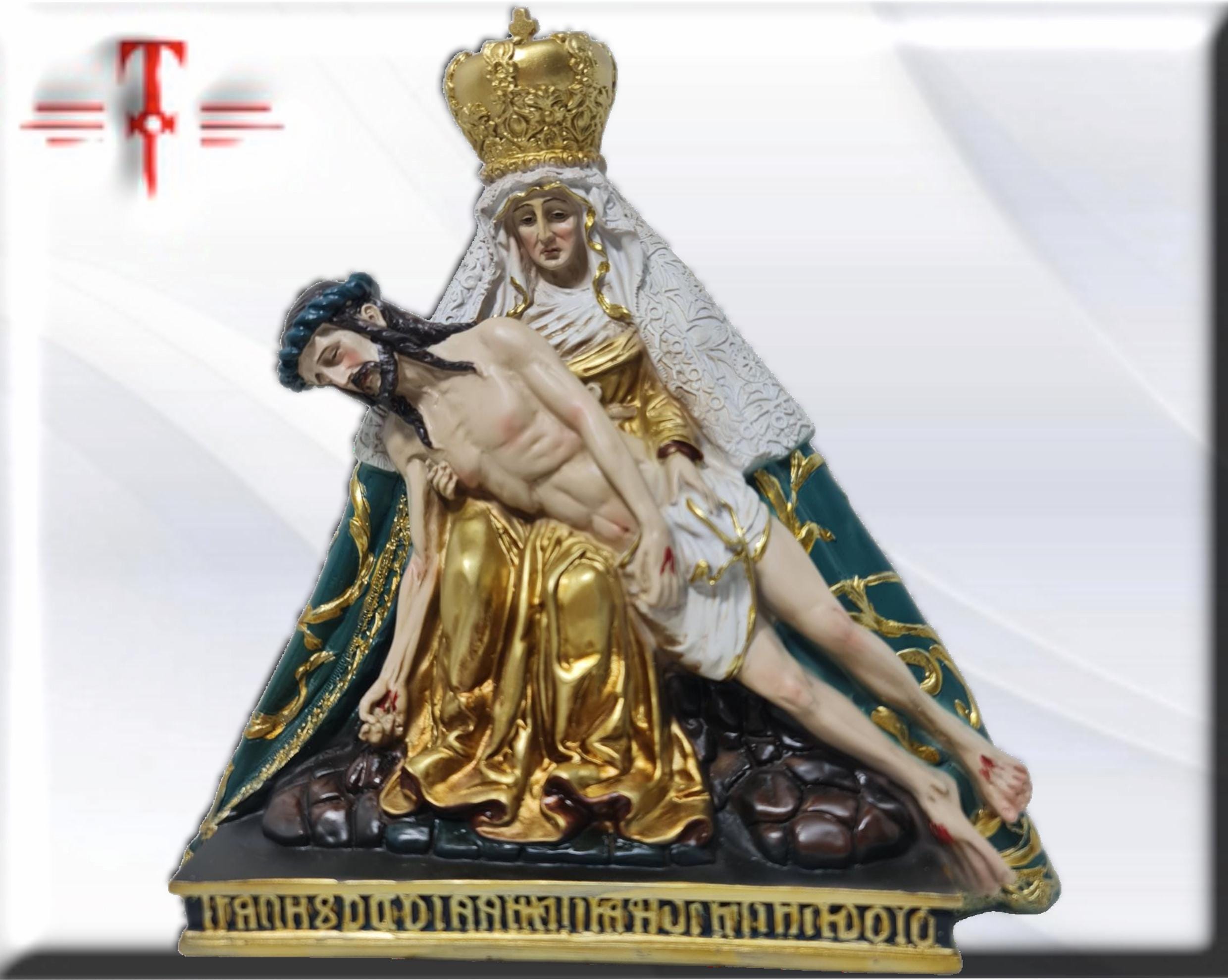 Figura de la Virgen del Camino de León en Resina – 20 cm, productos Religiosos - Image 2