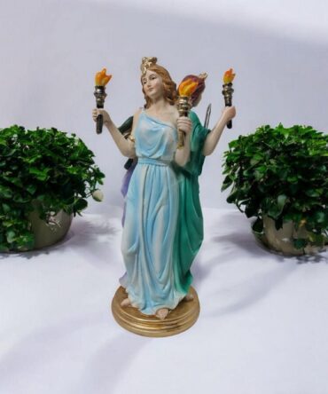 Diosa Hekate , dioses mitologicos , articulos esotéricos y religiosos , pintado a mano