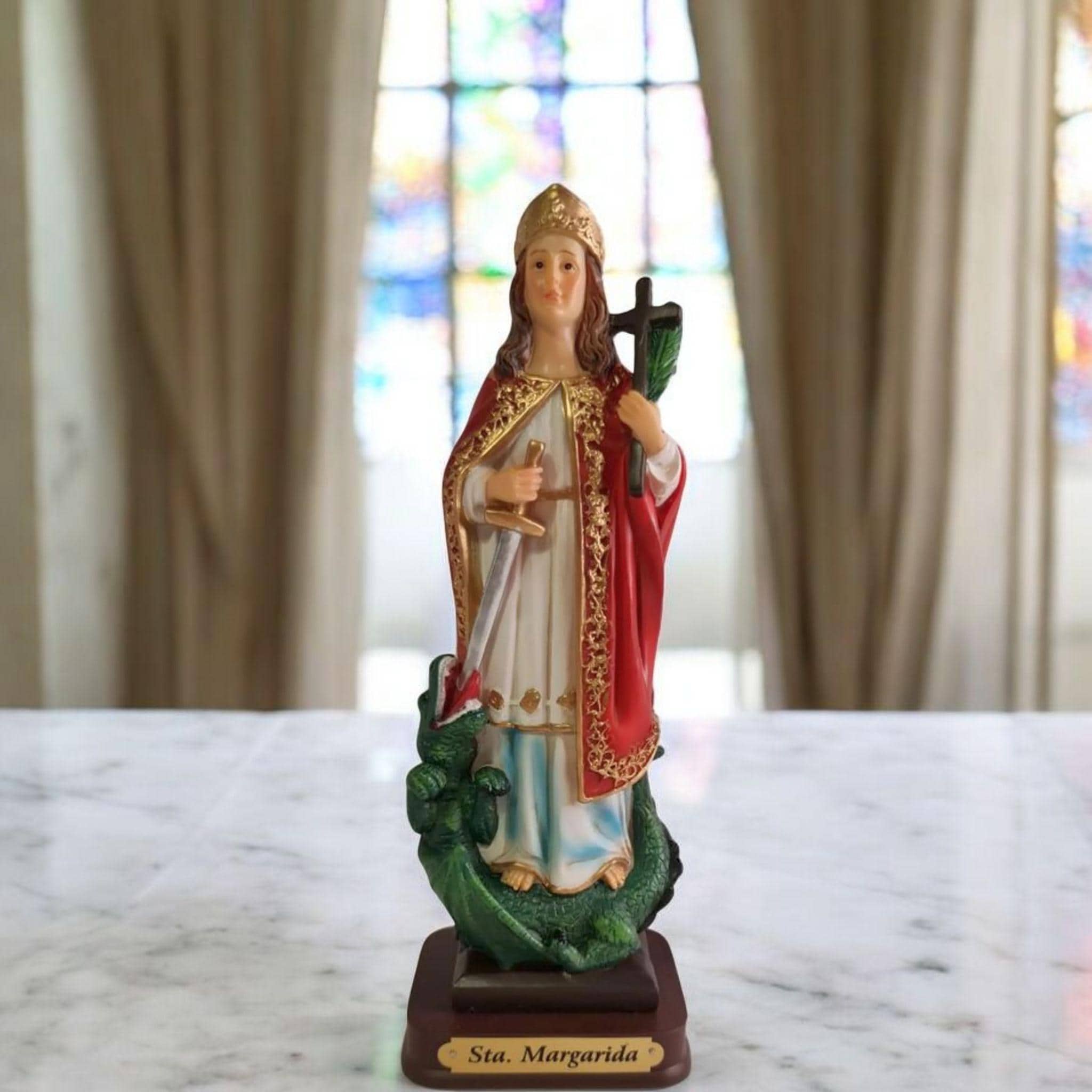 Santa Margarita . virgenes y santos católicos , productos religiosos