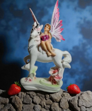 Hada en unicornio , Mitos y leyendas , fantasía , Folklore