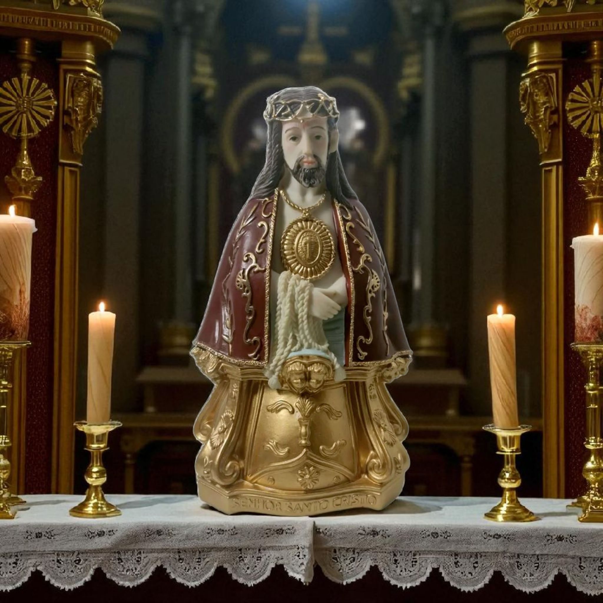 Nuestro señor Santo Cristo , virgenes y santos catolicos