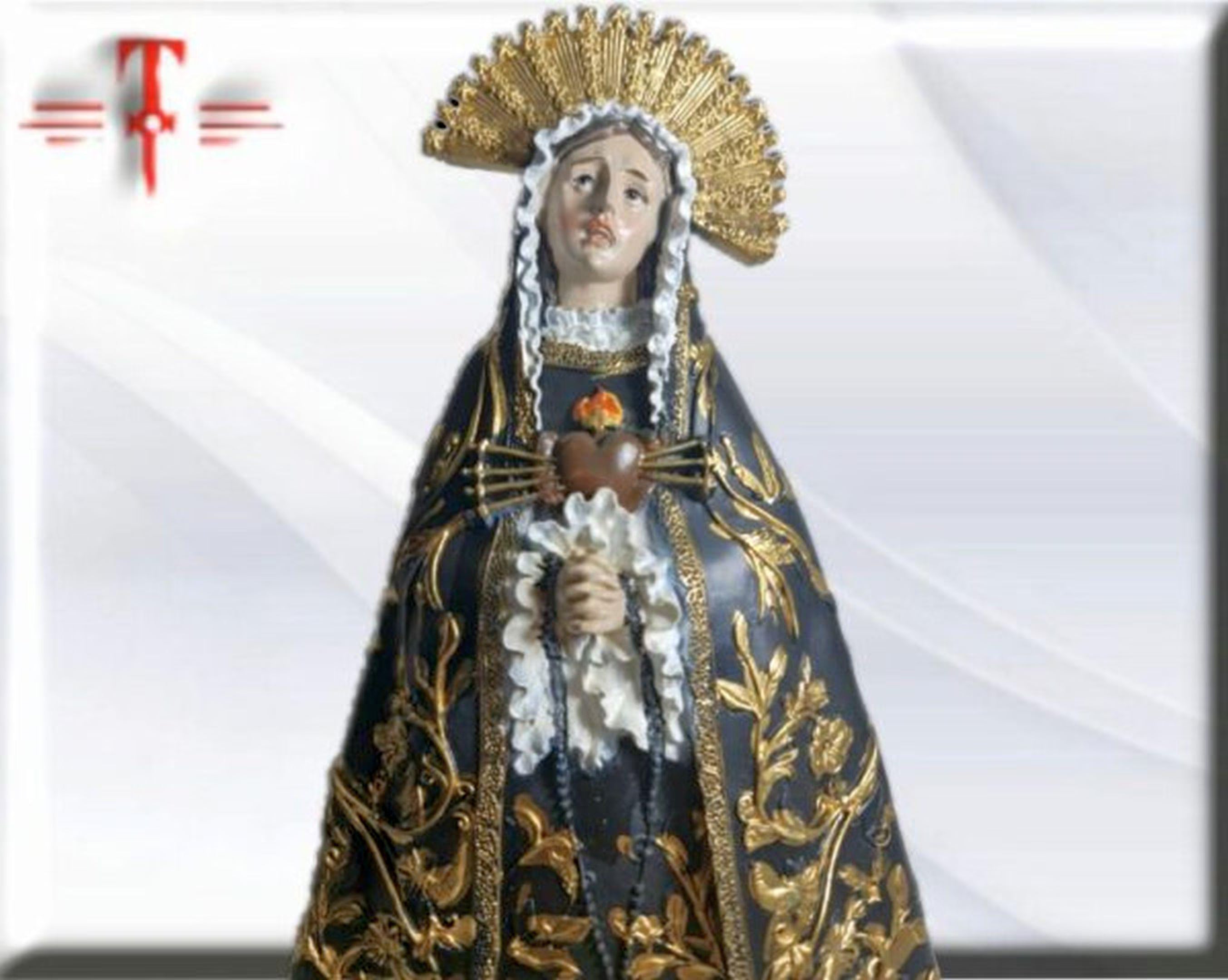 Virgen Dolorosa , Santos y Vírgenes católicos , productos Religiosos - Image 4