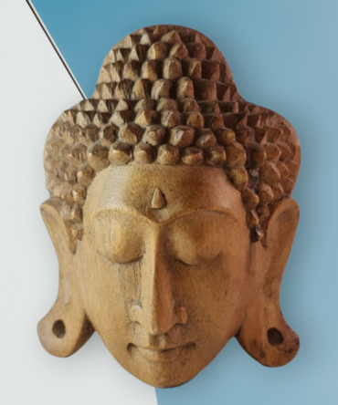 Máscara Buda en madera