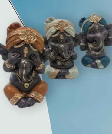 Trío de Ganeshas