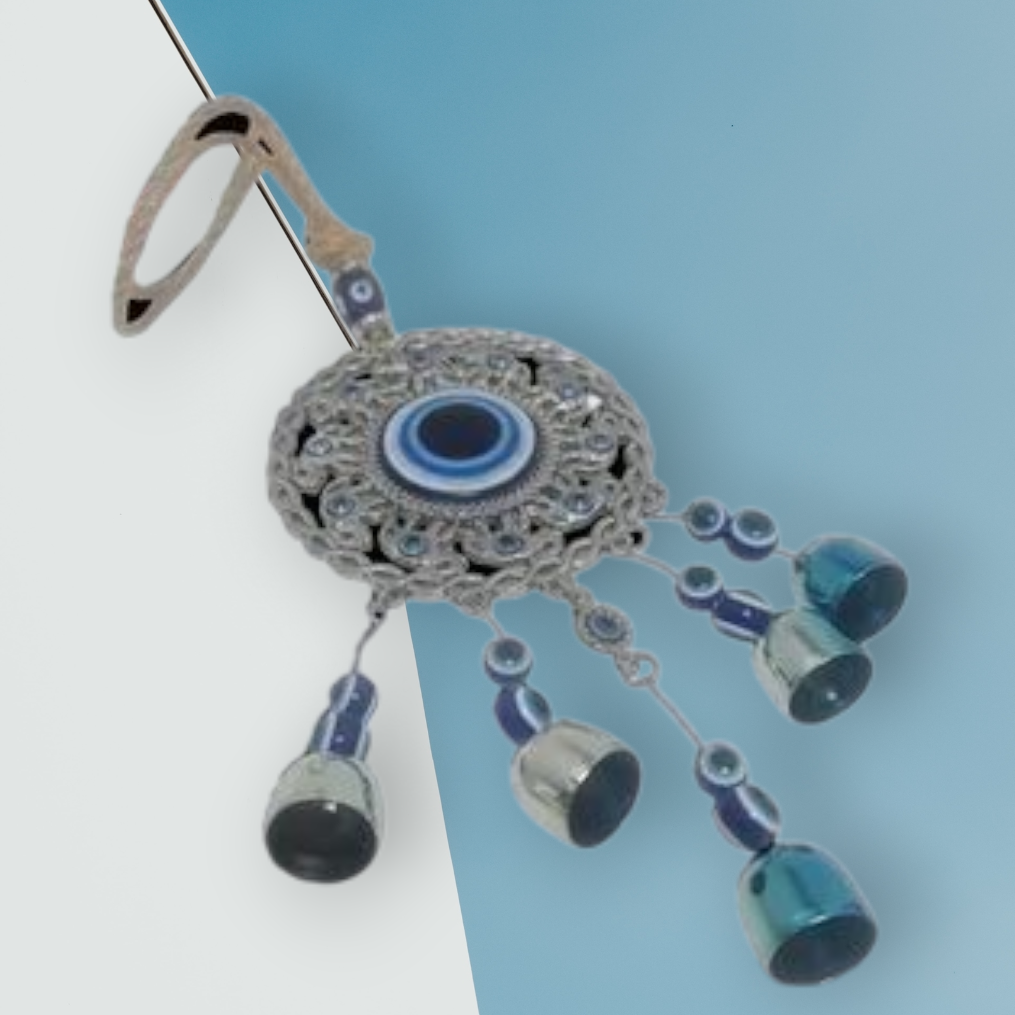 Colgador Ojo turco campanas - Imagen 2