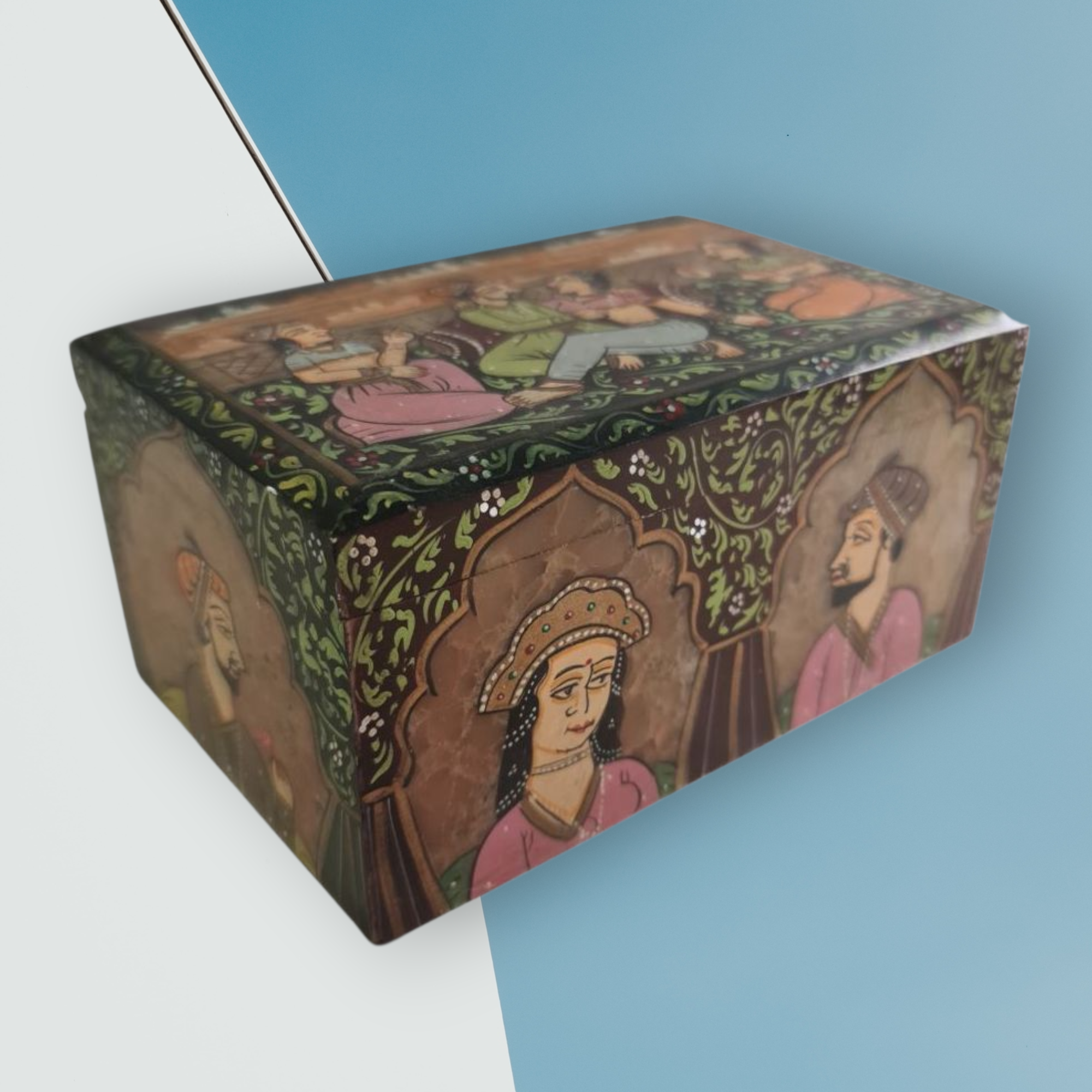 Caja Piedra pintada