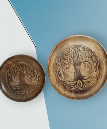 Platos madera árbol de la vida