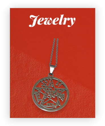 Talismán Tetragramatón de Acero Inoxidable (3 cm) – Amuleto Místico de Protección
